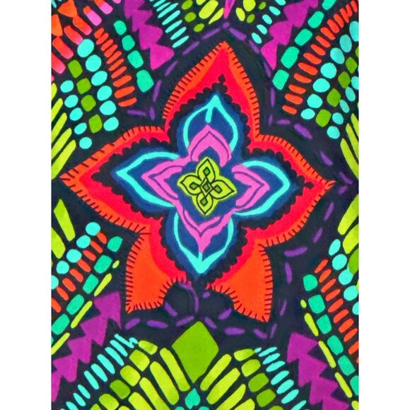 AGB Dress Multicolor Geometric Tribal Print Sheath Dress Size 12 Lined - Picture 9 of 16